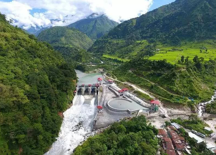 尼泊尔上马相迪水电站