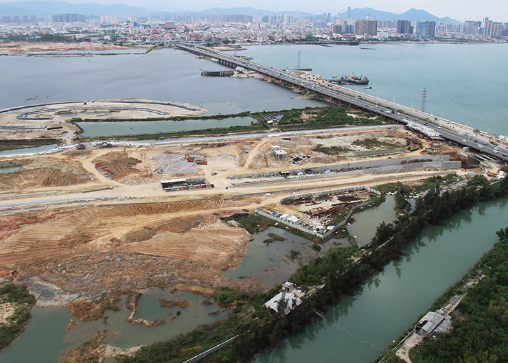厦门马銮海堤开口改造工程